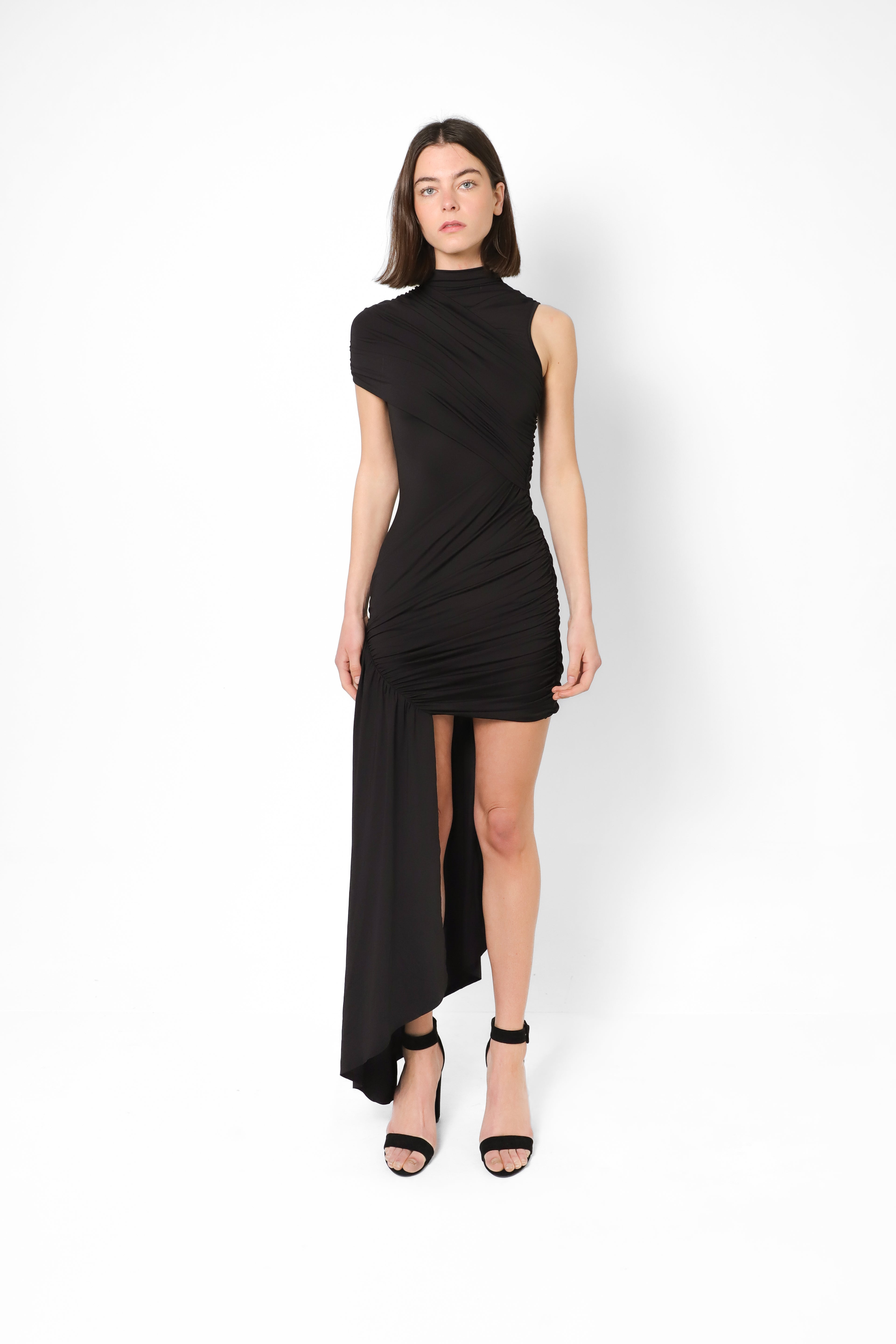 VESTIDO NOA M/C CORTO Y PIEZA DELANTERA